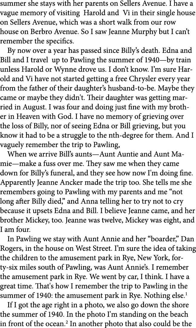summer she stays with her parents on Sellers Avenue. I have a vague memory of visiting Harold and Vi in their single ...
