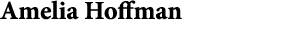 Amelia Hoffman