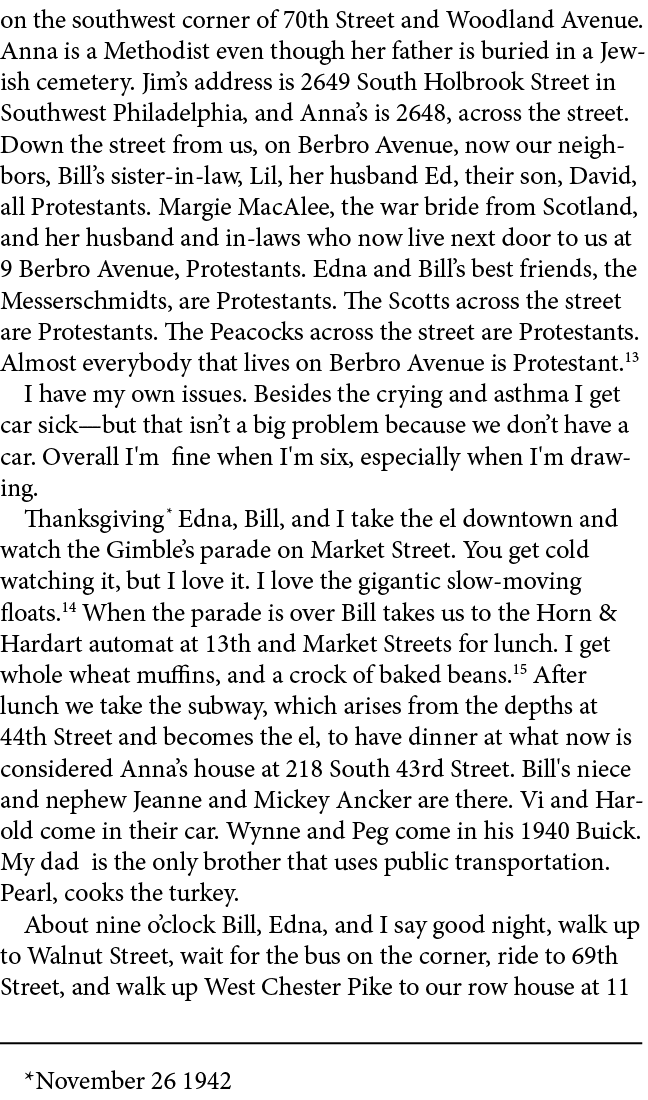 on the southwest corner of 70th Street and Woodland Avenue. Anna is a Methodist even though her father is buried in a...