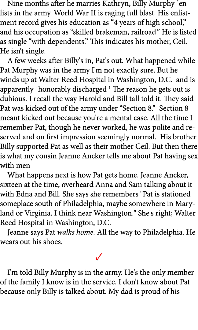 Nine months after he marries Kathryn, Billy Murphy enlists in the army. World War II is raging full blast. His enlist...