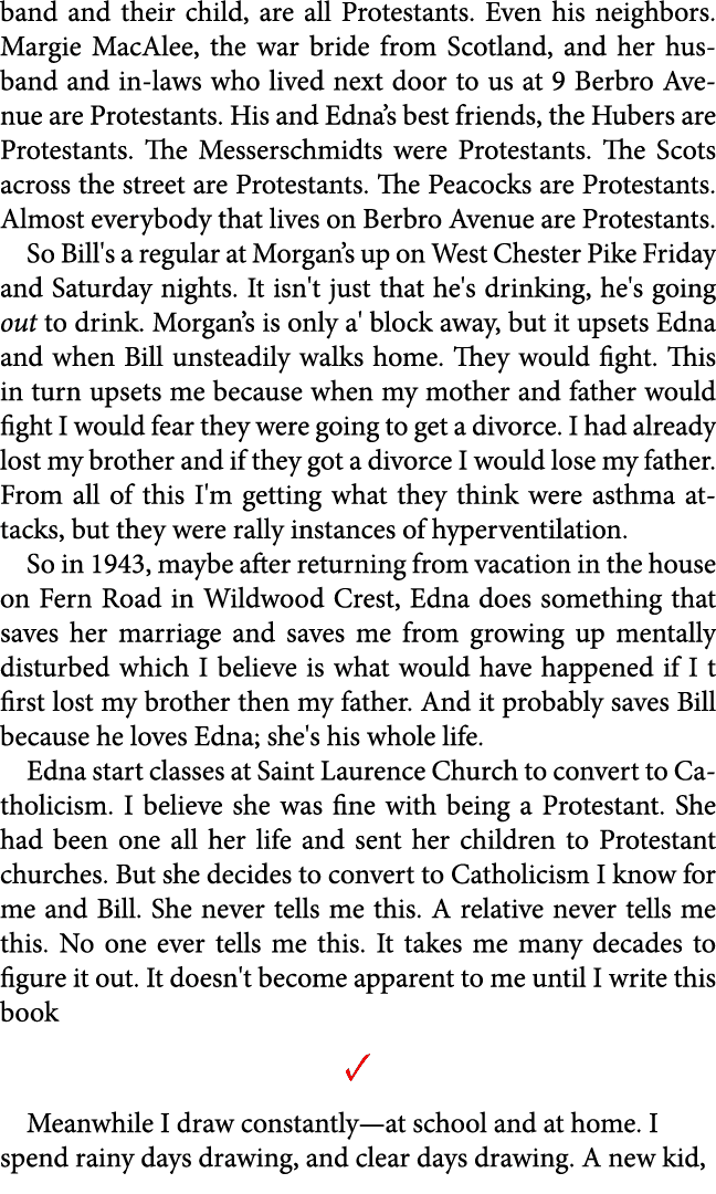 band and their child, are all ﻿Protestants. Even his neighbors. ﻿Margie MacAlee, the war bride from ﻿﻿Scotland, and h...