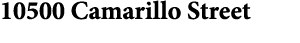 10500 Camarillo Street
