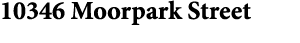 10346 Moorpark Street