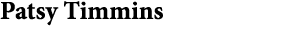 Patsy Timmins