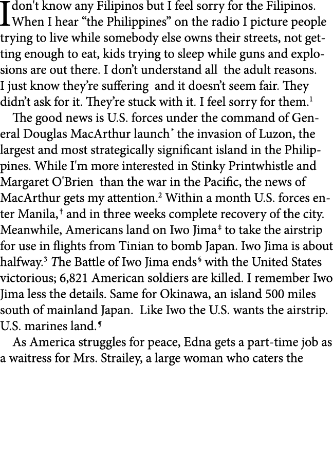 I don't know any Filipinos but I feel sorry for the Filipinos. When I hear “the Philippines” on the radio I picture p...