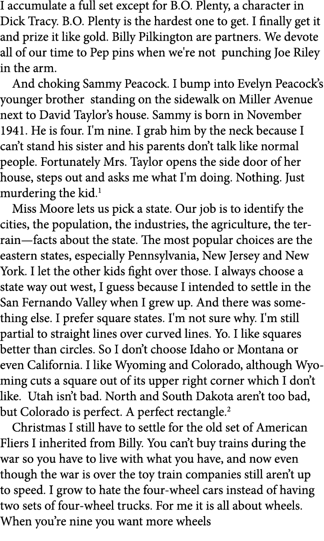 I accumulate a full set except for B.O. Plenty, a character in Dick Tracy. B.O. Plenty is the hardest one to get. I f...