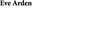 Eve Arden
