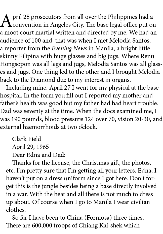 April 25 prosecutors from all over the ﻿﻿Philippines had a convention in Angeles City. The base legal office put on a...