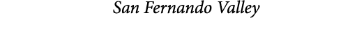  San Fernando Valley