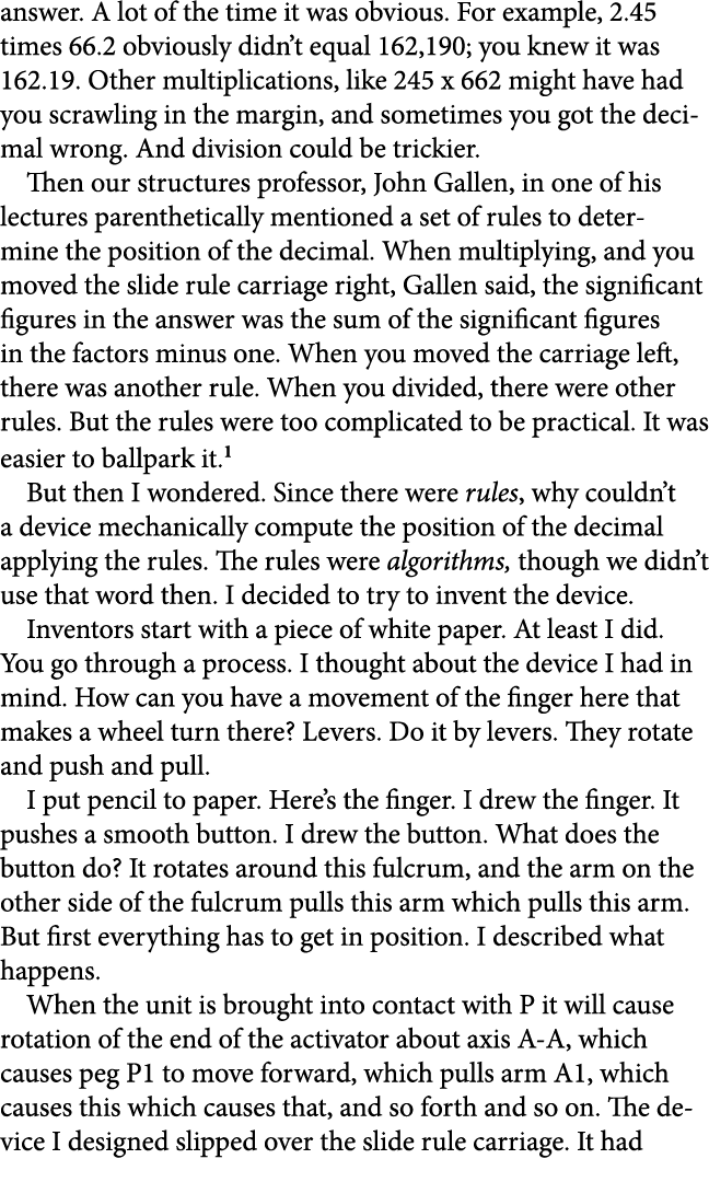 answer. A lot of the time it was obvious. For example, 2.45 times 66.2 obviously didn’t equal 162,190; you knew it wa...