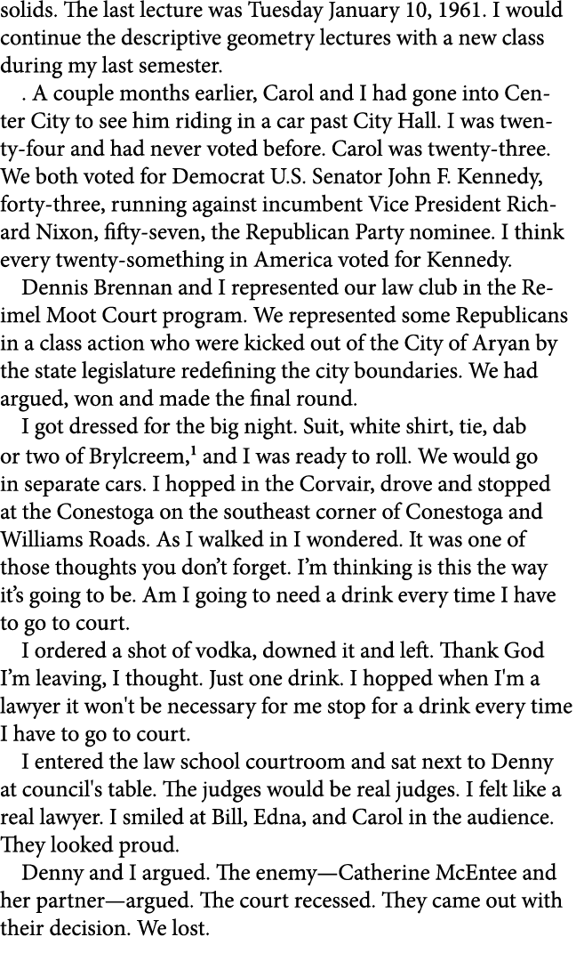 solids. The last lecture was Tuesday January 10, 1961. I would continue the descriptive ﻿geometry lectures with a new...