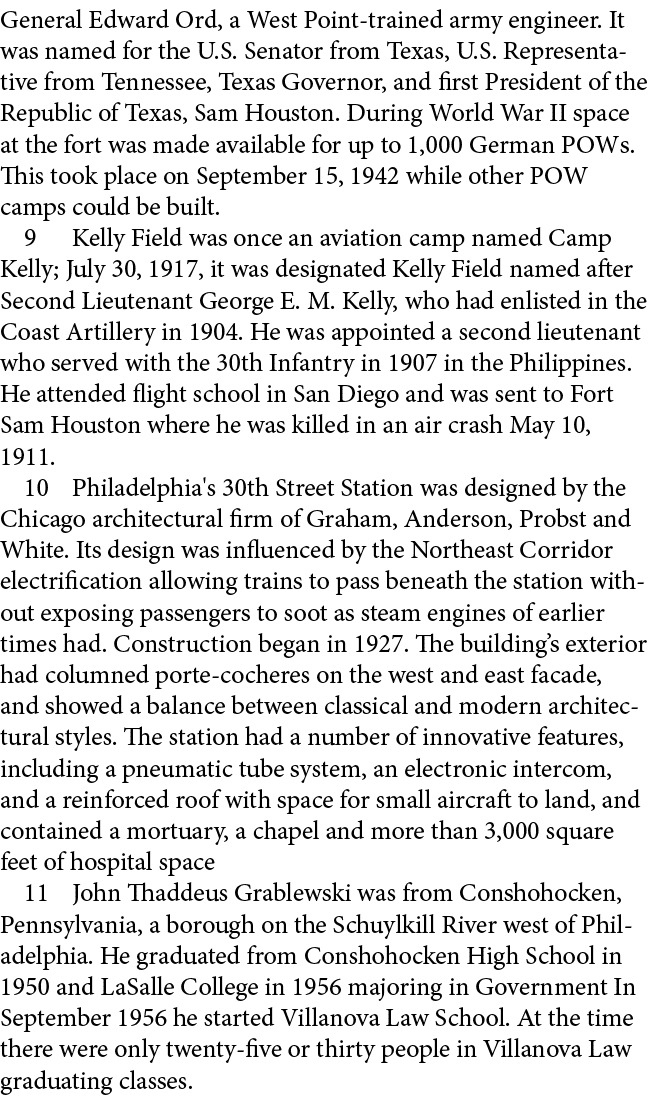 General ﻿Edward Ord, a West Point trained army engineer. It was named for the U.S. Senator from ﻿Texas, U.S. Represen...