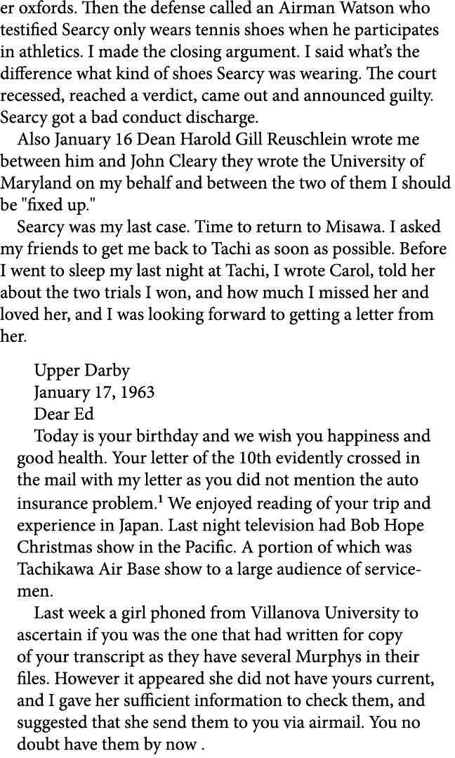 er oxfords. Then the defense called an Airman Watson who testified Searcy only wears tennis shoes when he participate...