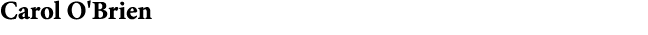 Carol O'Brien