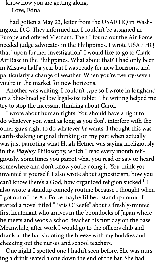 know how you are getting along. Love, Edna ﻿I had gotten a May 23, letter from the USAF HQ in Washington, D.C. They i...