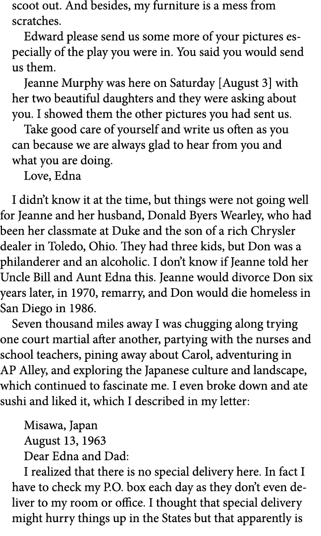 scoot out. And besides, my furniture is a mess from scratches. Edward please send us some more of your pictures espec...