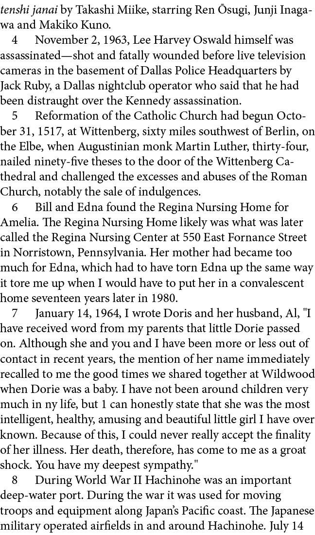 tenshi janai by Takashi Miike, starring Ren sugi, Junji Inagawa and Makiko Kuno.﻿ ﻿ November 2, 1963, Lee Harvey Osw...