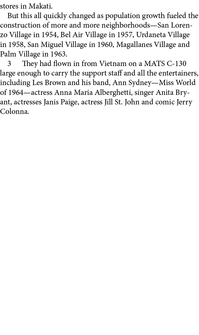 stores in ﻿Makati. But this all quickly changed as population growth fueled the construction of more and more neighbo...