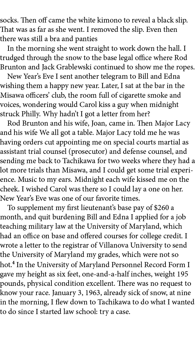 socks. Then off came the white ﻿kimono to reveal a black slip. That was as far as she went. I removed the slip. Even ...