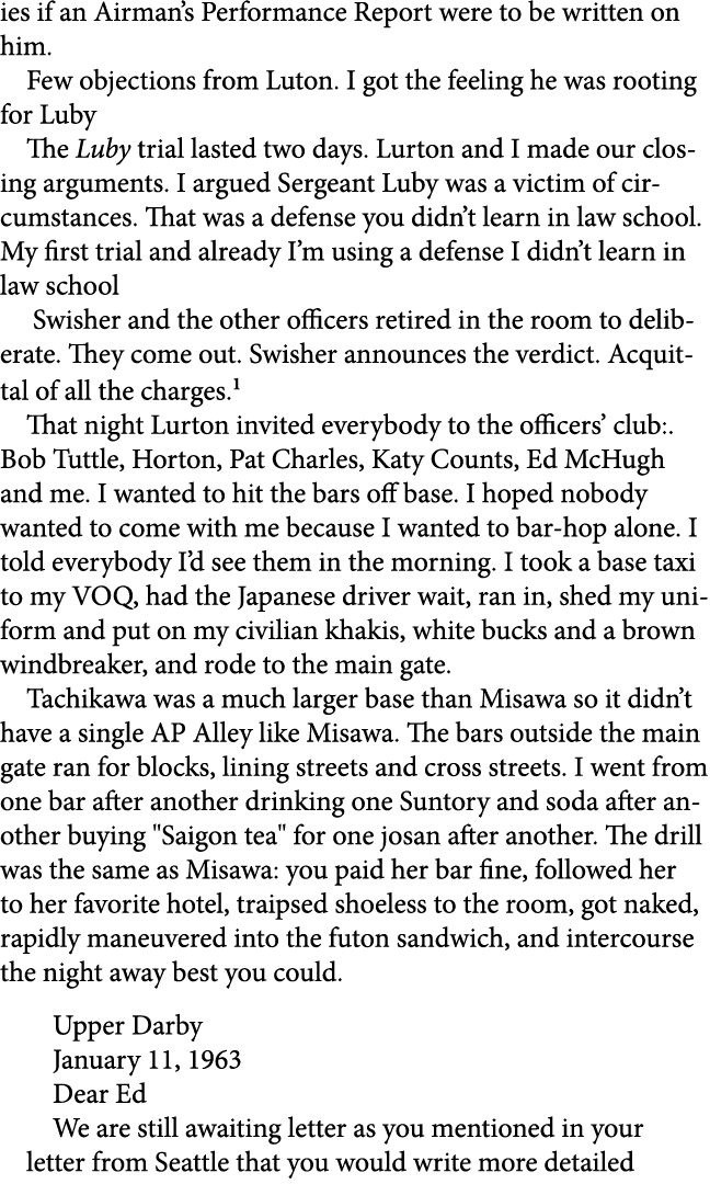 ies if an Airman’s Performance Report were to be written on him. Few objections from Luton. I got the feeling he was ...