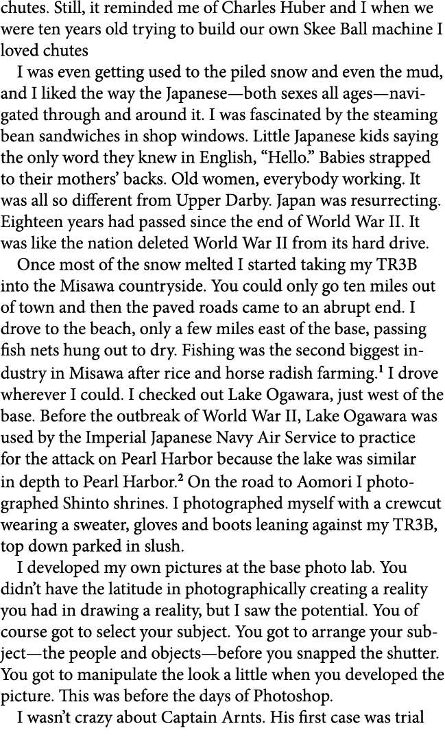 chutes. Still, it reminded me of ﻿Charles Huber and I when we were ten years old trying to build our own Skee Ball ma...