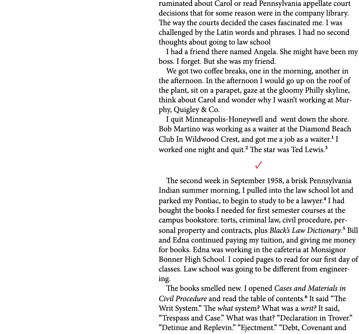 ruminated about Carol or read Pennsylvania appellate court decisions that for some reason were in the company library...