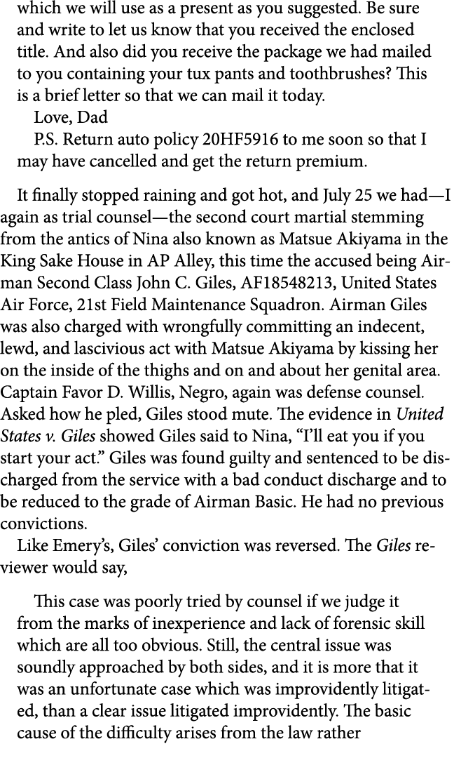 which we will use as a present as you suggested. Be sure and write to let us know that you received the enclosed titl...
