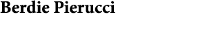 Berdie Pierucci