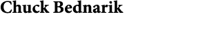 Chuck Bednarik