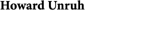 Howard Unruh 
