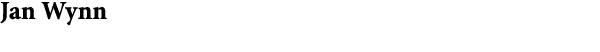 Jan Wynn