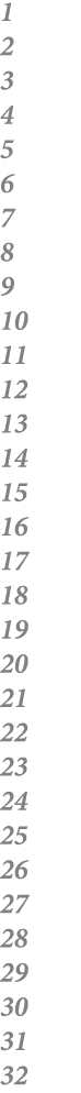 1 2 3 4 5 6 7 8 9 10 11 12 13 14 15 16 17 18 19 20 21 22 23 24 25 26 27 28 29 30 31 32 