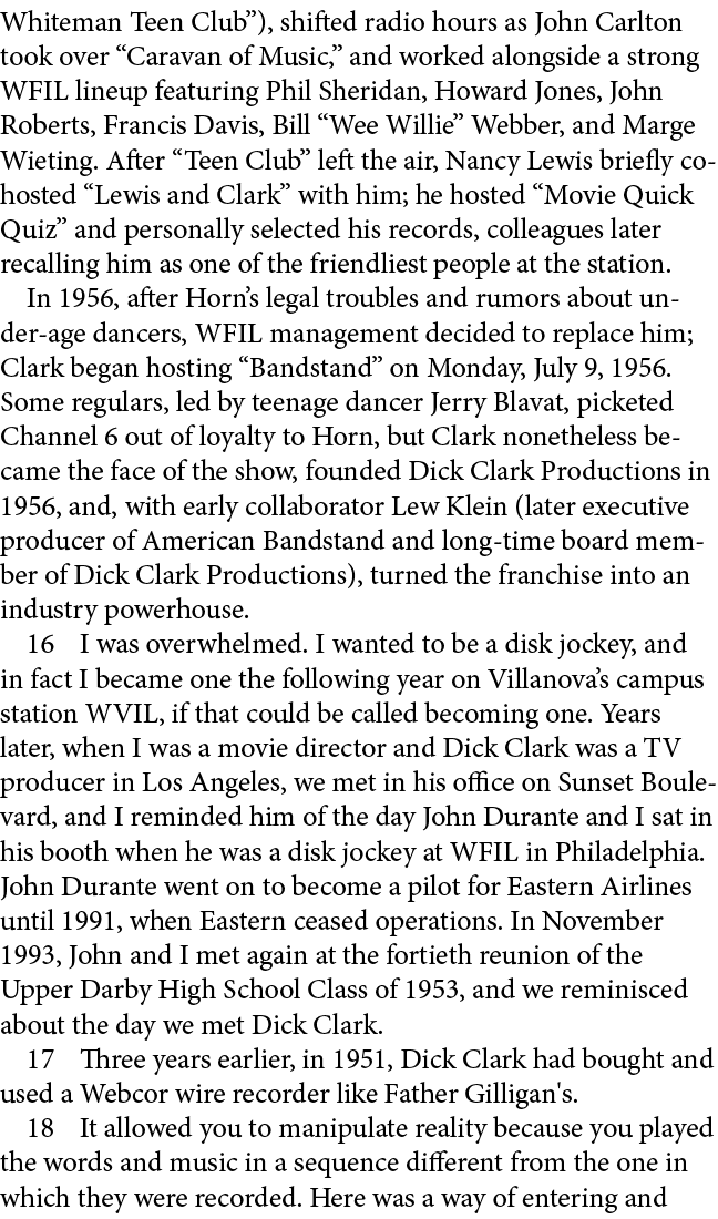 Whiteman Teen Club”), shifted radio hours as John Carlton took over “Caravan of Music,” and worked alongside a strong...