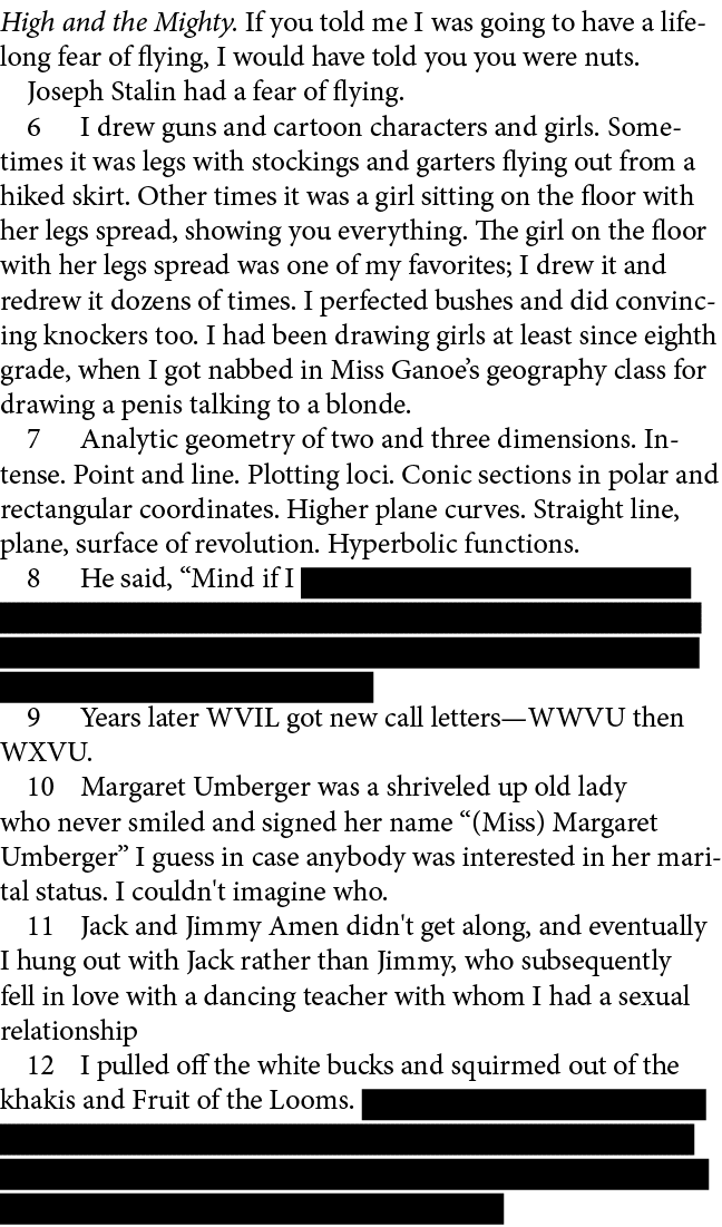 High and the Mighty. If you told me I was going to have a lifelong fear of flying, I would have told you you were nut...
