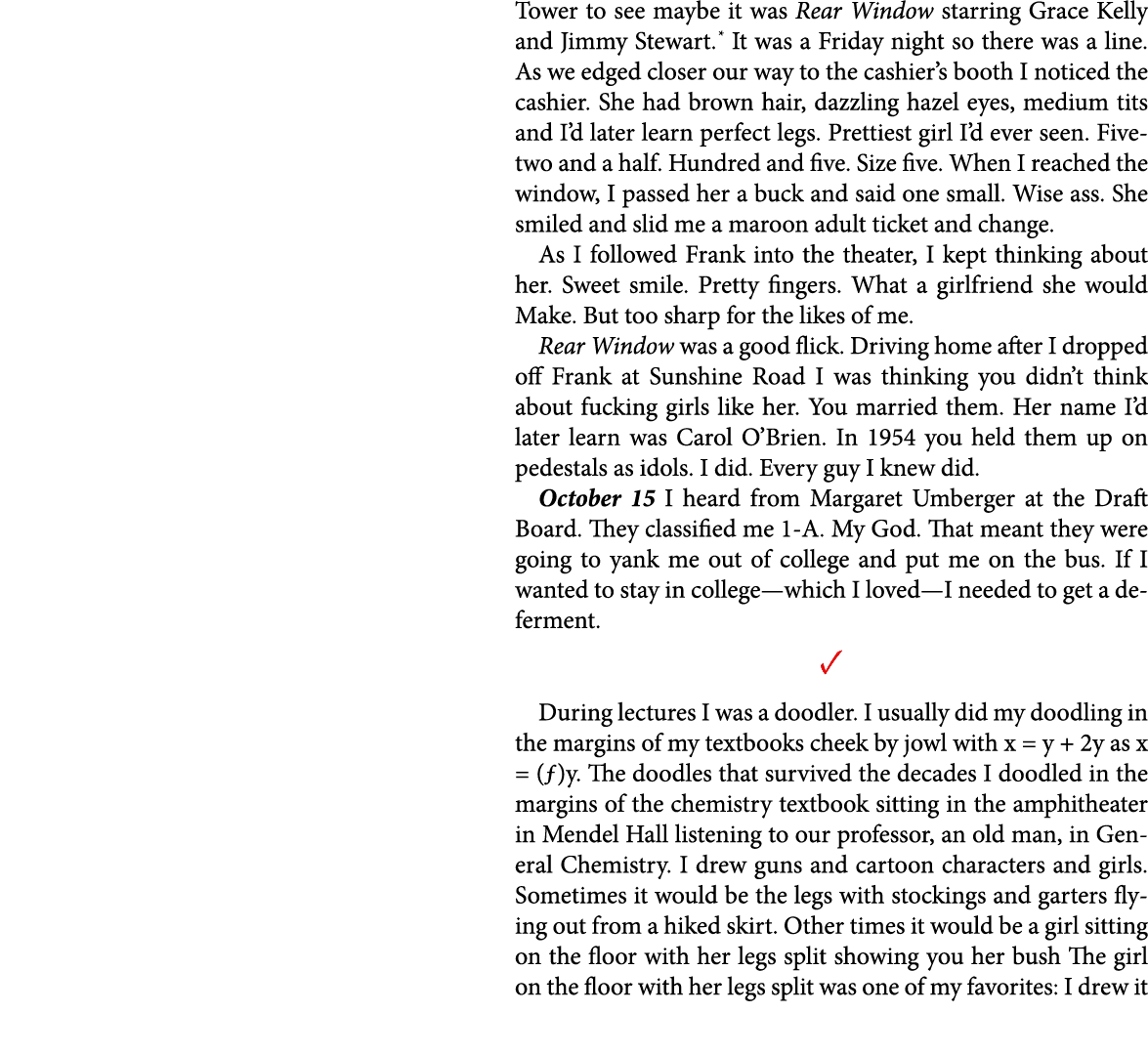 Tower to see maybe it was ﻿﻿Rear Window starring ﻿Grace Kelly and Jimmy Stewart. It was a Friday night so there was a...