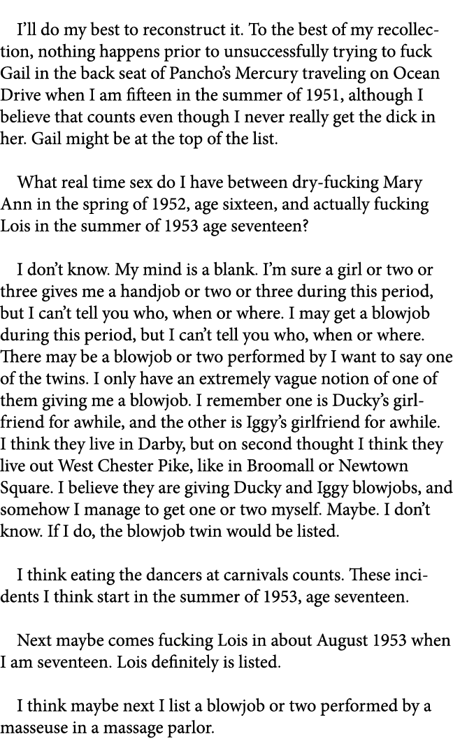  I’ll do my best to reconstruct it. To the best of my recollection, nothing happens prior to unsuccessfully trying to...
