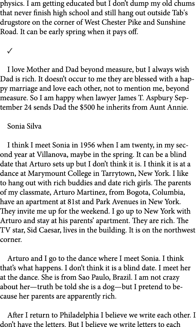 physics. I am getting educated but I don’t dump my old chums that never finish high school and still hang out outside...