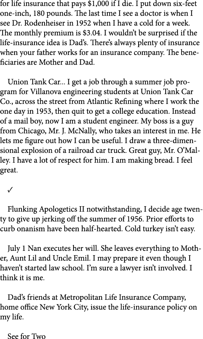 for life insurance that pays $1,000 if I die. I put down six feet one inch, 180 pounds. The last time I see a doctor ...