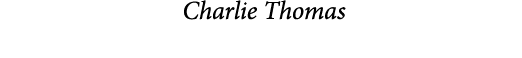  Charlie Thomas