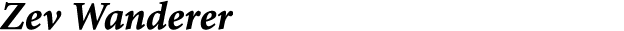 Zev Wanderer