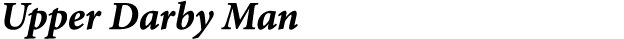 Upper Darby Man