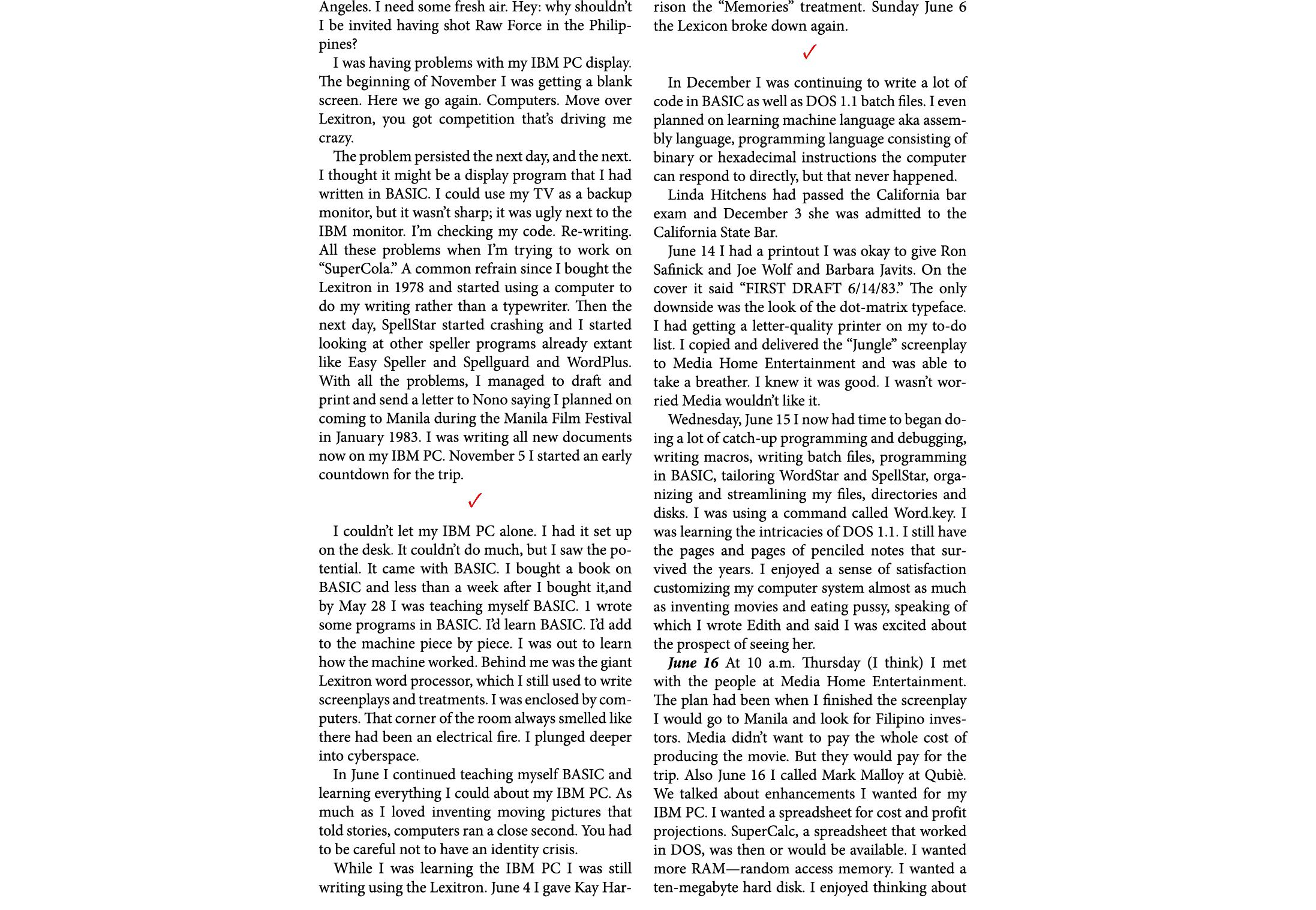 Angeles. I need some fresh air. Hey: why shouldn’t I be invited having shot Raw Force in the Philippines? I was havin...