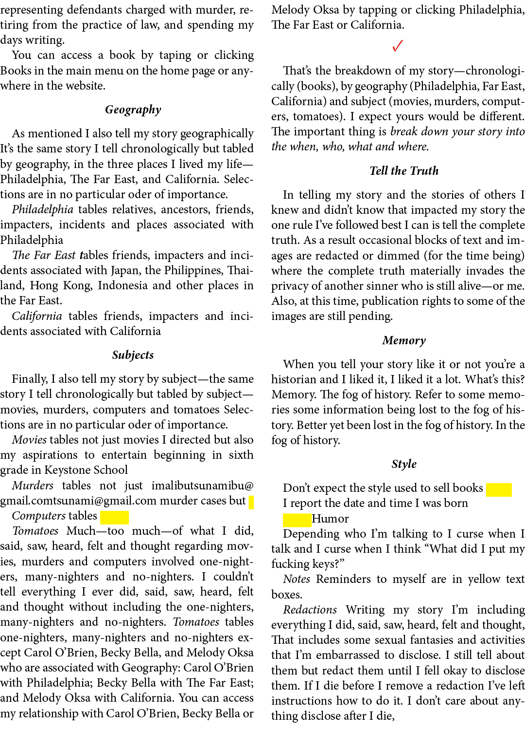 representing defendants charged with murder, retiring from the practice of law, and spending my days writing. You can...