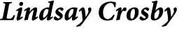 Lindsay Crosby