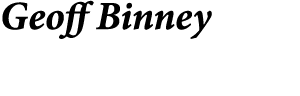 Geoff Binney