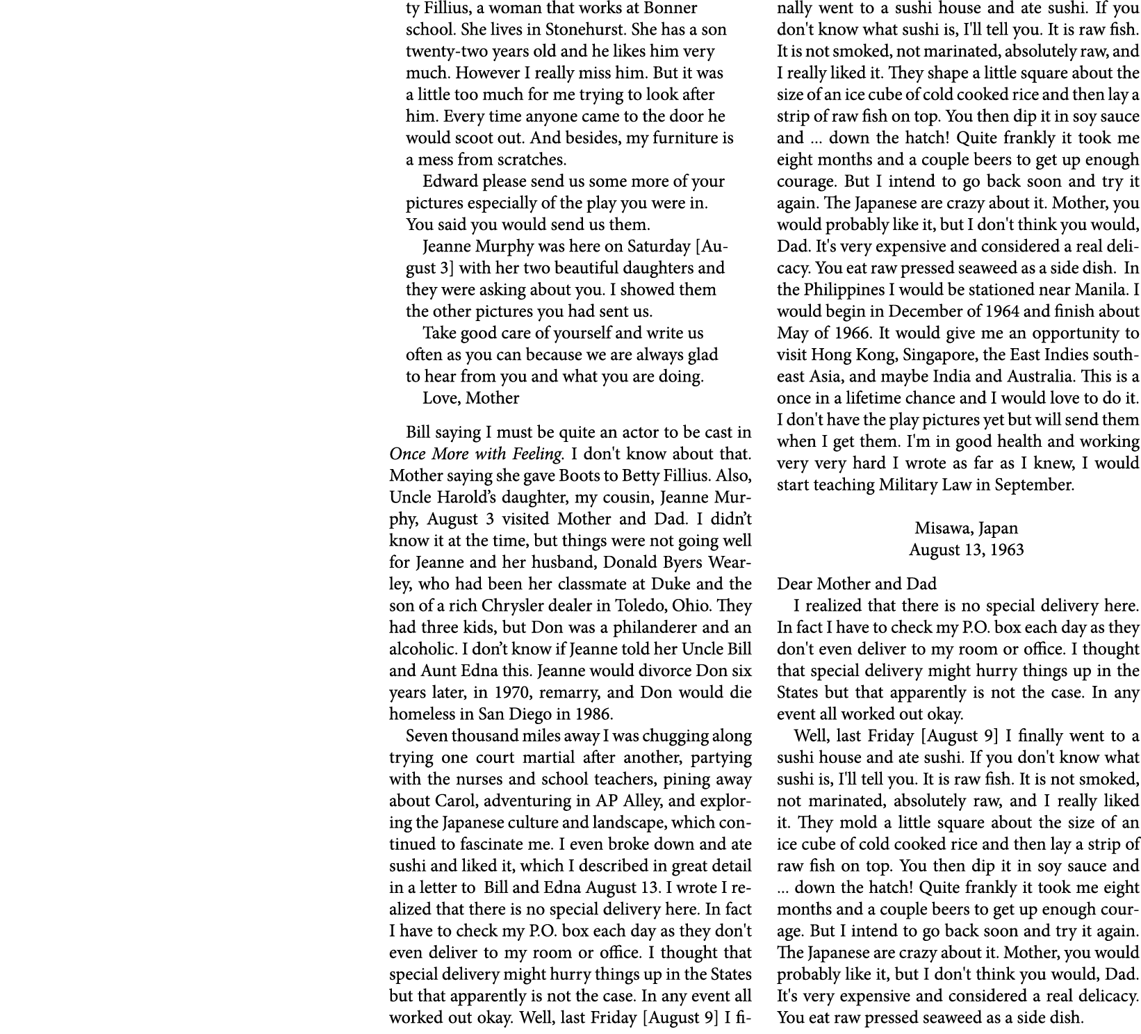 ty Fillius, a woman that works at Bonner school. She lives in ﻿Stonehurst. She has a son twenty two years old and he ...