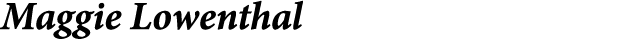 Maggie Lowenthal 