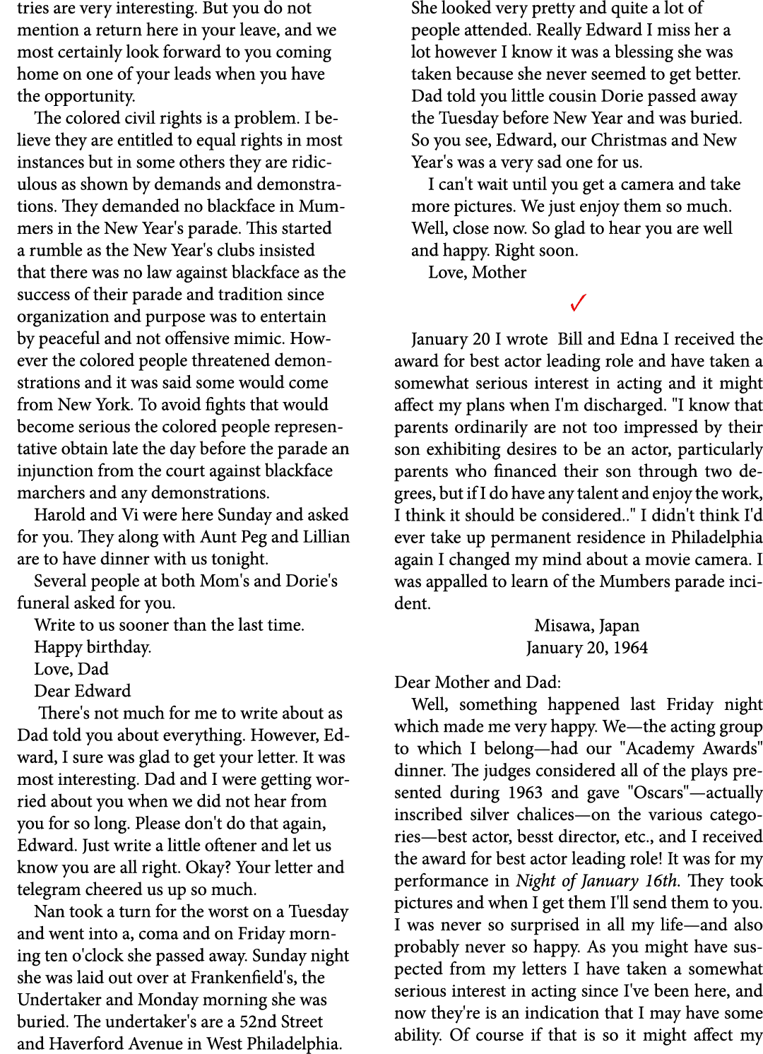 tries are very interesting. But you do not mention a return here in your leave, and we most certainly look forward to...