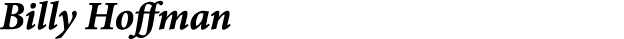 Billy Hoffman 