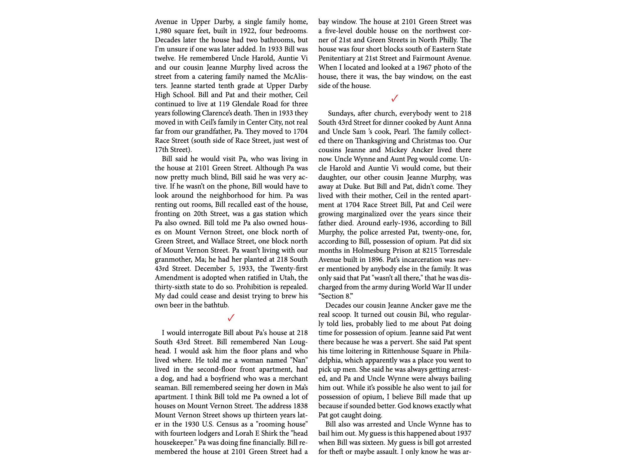 Avenue in ﻿Upper ﻿Darby, a single family home, 1,980 square feet, built in 1922, four bedrooms. Decades later the hou...